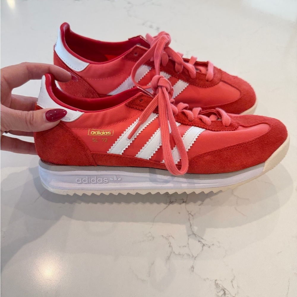Adidas SL 72 Red and White (ONLY WORN ONES) - Picture 4 of 6